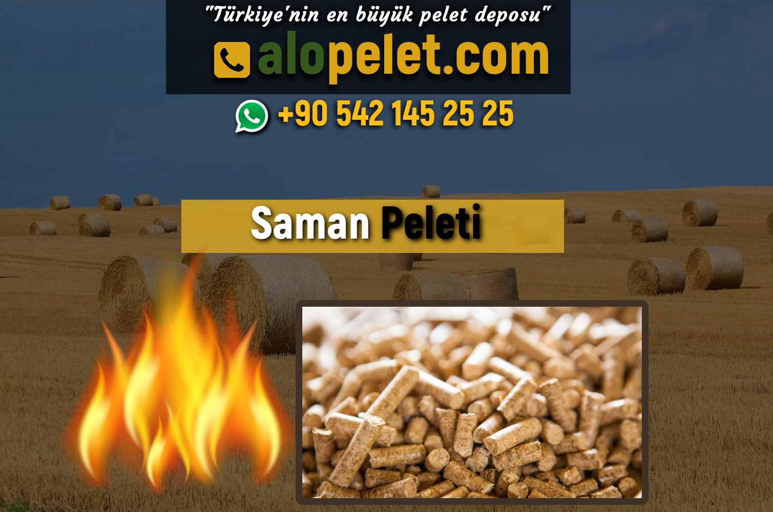 Saman Peleti Ve Saman Pelet Makinası  - alopelet.com